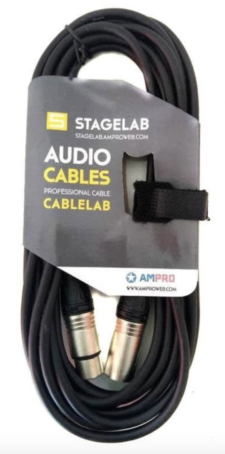 Cable XLR 6 Metros StageLab CLM-XMXF6M