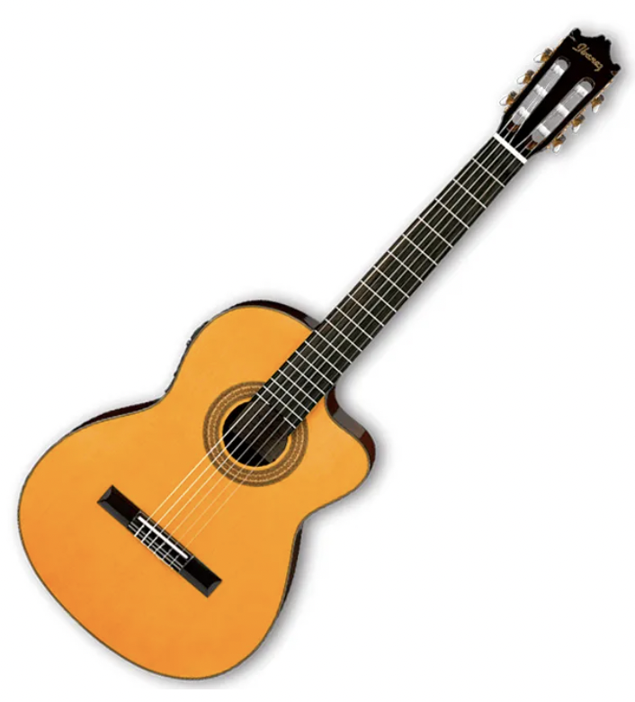 Guitarra electroacústica Ibanez	 GA6CE - color ámbar high gloss (AM)