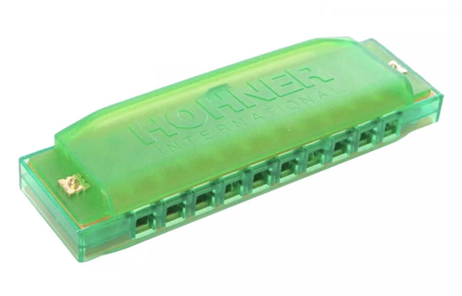 Armónica C HOHNER Happy Do Blues color verde M5153